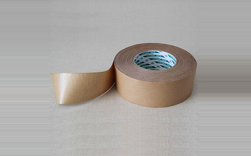 原裝進口日本菊水增韌無紡布牛皮紙膠帶，夾筋牛皮紙膠帶，易操作,具有布基膠帶同等抗拉強度，比用布膠帶效率高